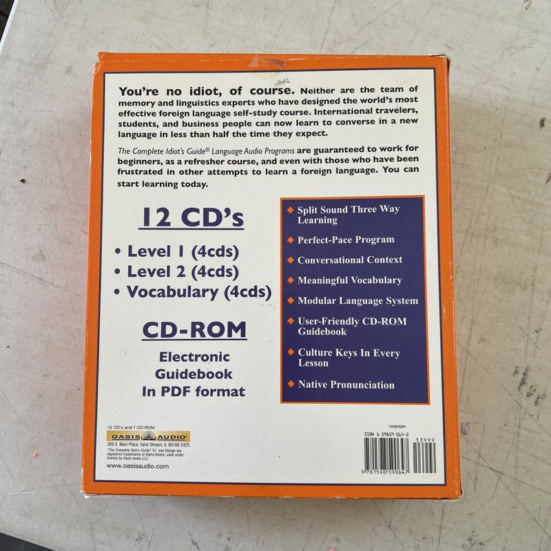 The Complete Idiots Guide to Italian 12 CDs & CD ROM Guideline gallery