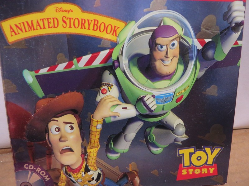 CD ROM VINTAGE 1990's SOFTWARE-SEALED " toy story " animated storybook W MANUAL gallery