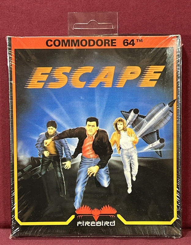NEW SEALED Escape Firebird Commodore 64 C64 Game on 5.25″ disk RARE