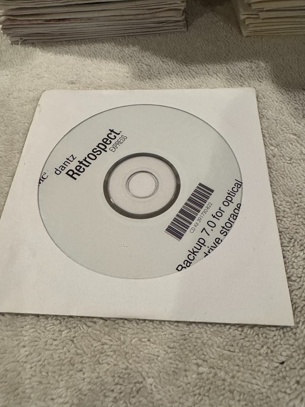 Retrospect Express Ver. 7.0 for Optical Drive Storage – VERY GOOD CONDITION!!!