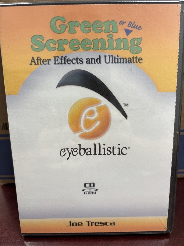 Green Or Blue Screening After Effects And Ultimatte CD-ROM New!