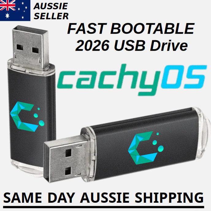 CachyOS Linux Latest Version Australian Shipping Bootable USB Flash Drive Fast