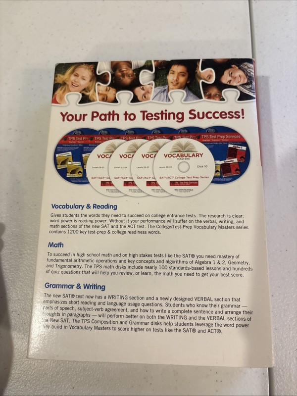 Test Prep Services Pyramid SAT/ACT Vocabulary HS Math Composition Grammar SEALED gallery