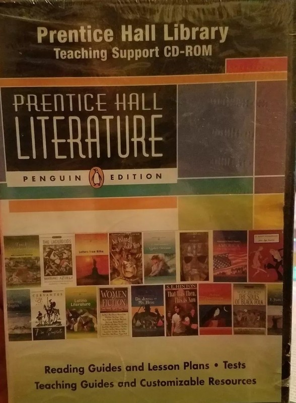 NEW SEALED ! Prentice Hall Library Literature: Teaching Support CD-ROM Software