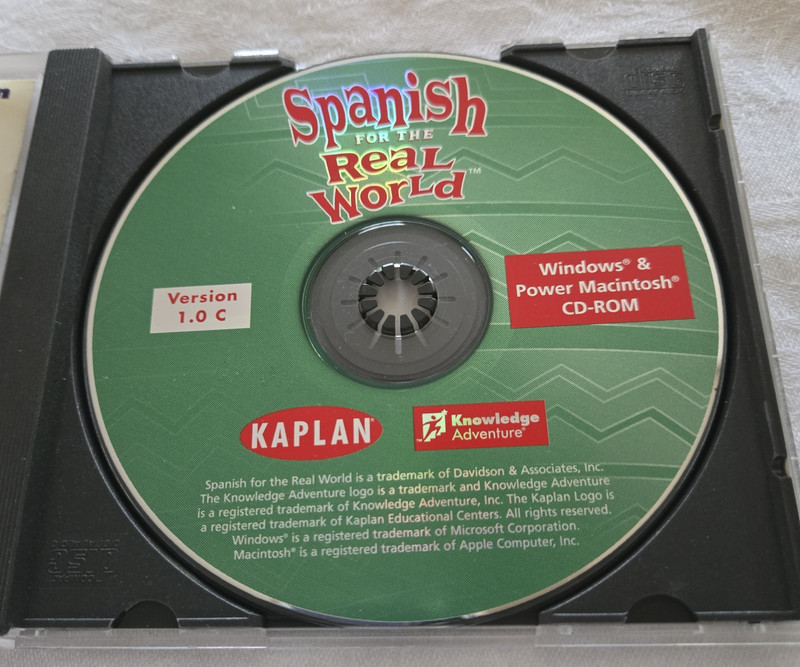 Spanish For Real World Kaplan CD-ROM for Windows 95 / 3.1 & Power Macintosh gallery