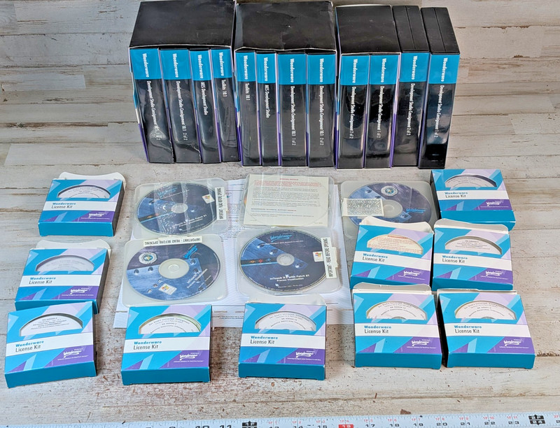 Invensys Wonderware Software Disk CD Lot – Dev Studio 10.0 In Touch 9 Others