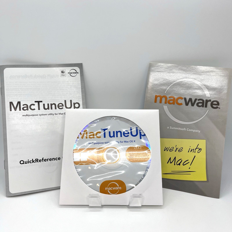 Macware MacTuneUp v3.4.2 Mac OS X Big Box Utility Software Complete gallery
