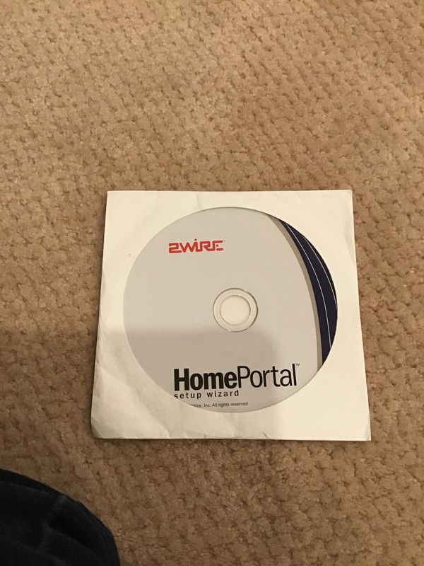 2Wire HomePortal Setup Wizard CD