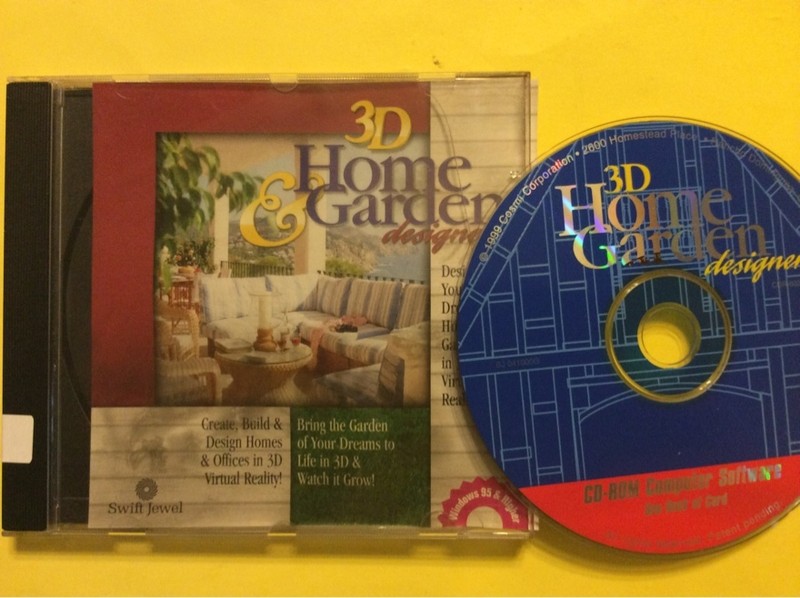3D Home & Garden Designer (Win 95/98/NT) FREE Shipping