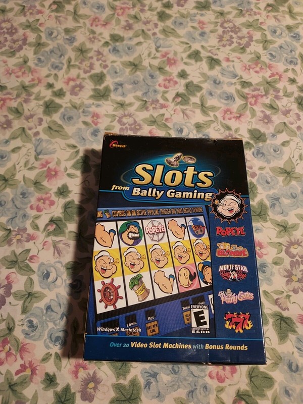 Vintage Masque Slots From Bally Gaming PC MAC CD Popeye Blondie Betty Boop