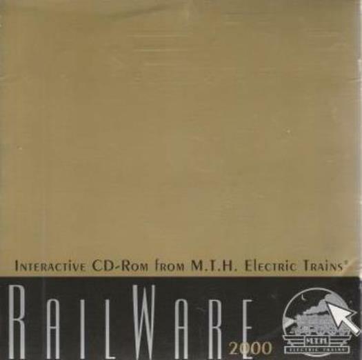 Railware 2000 PC CD Interactive CD-ROM for M.T.H. Electric Trains software video