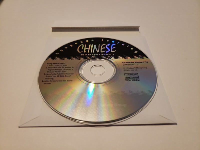 Chinese - How to Speak Manadrin CD Rom - Cover Art, Insert & White Sleeve