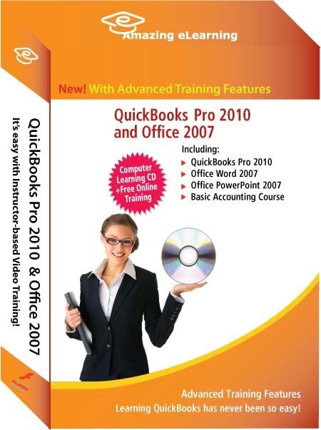 Learn QuickBooks Pro/Premier 2010 Tutorial CD Bundle with Office 2010