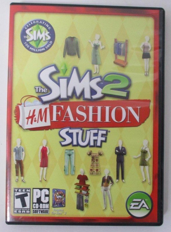 The Sims 2 H&M Fashion Stuff (2007 CD Plus Booklet) Video Game Software – T Teen