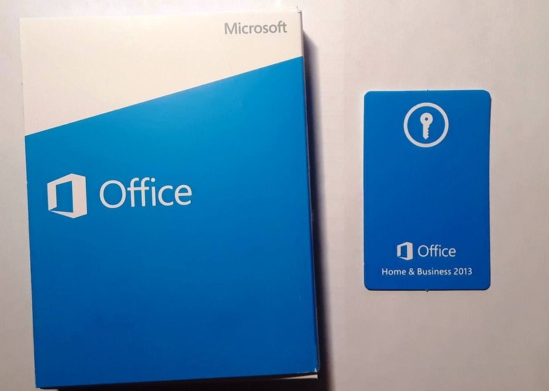 Microsoft Office Home & Business 2013 Full Version Medialess License Kit Windows