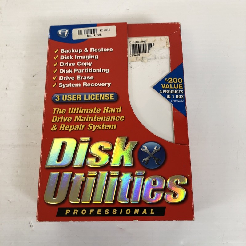 Avanquest Disk Utilities Professional – 3 USER License, Model 1600