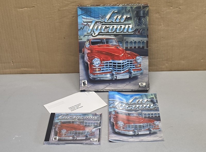Car Tycoon PC CD-ROM Big Box 2001 Fishtank Complete