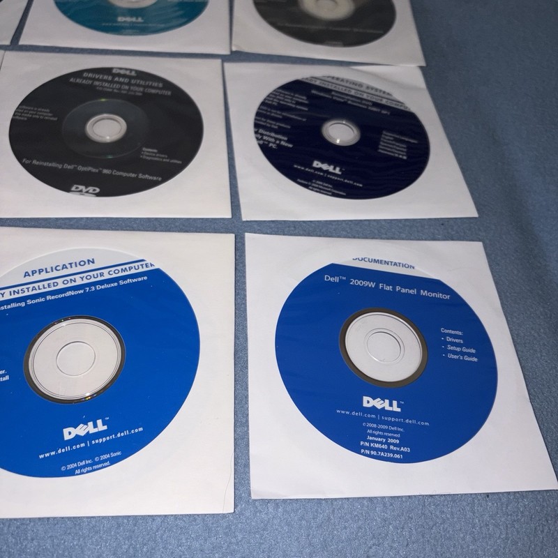 NEW 2002 Dell Reinstallation CD Windows XP Professional Installation Discs Lot gallery