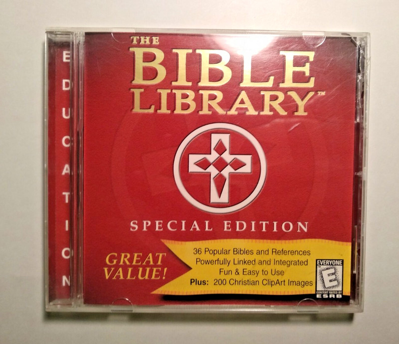 The Bible Library Special Edition 1999 ValuSoft Windows 95/98 MINT TESTED