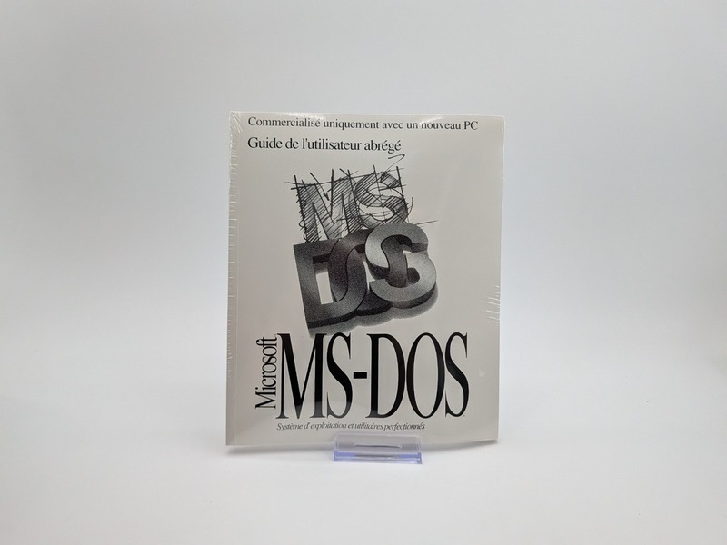 MS-DOS Operating System 3.5″ Floppy Discs Sealed New Canadian Version