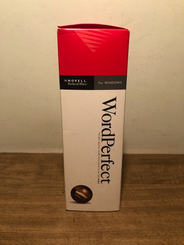 Novell Word Perfect Perfect Office Processor V 6.1 For Windows 3.5 Floppy Disks gallery