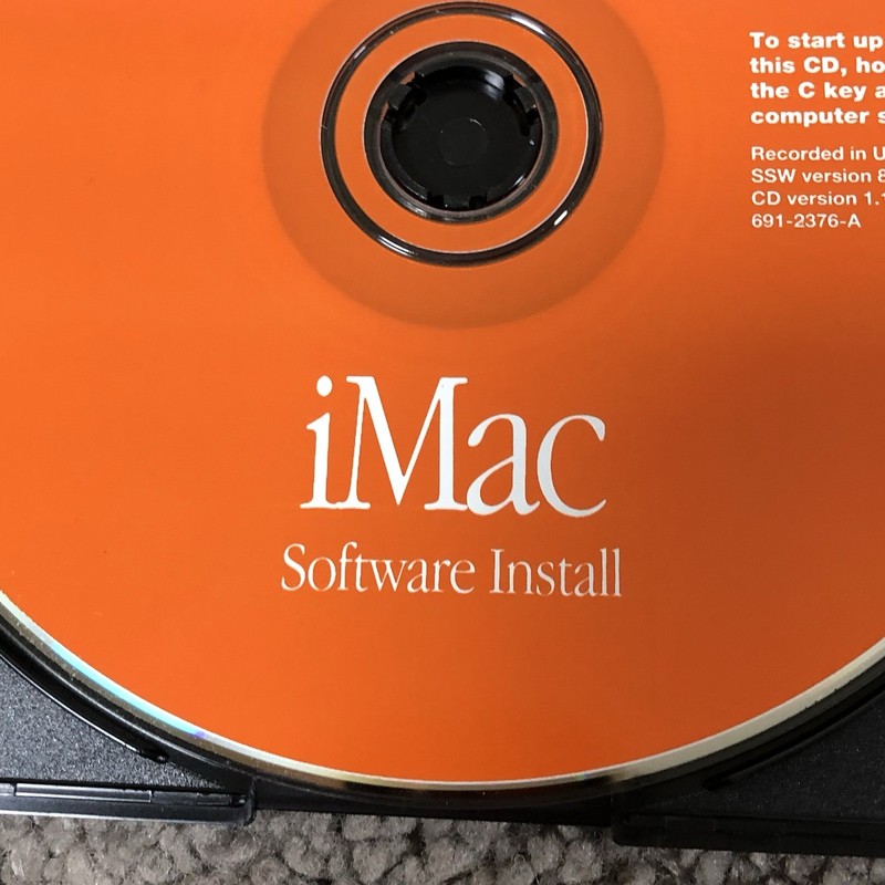 1999 iMac System Software Install SSW Version 8.6 CD Version 1.1 691-2376-A gallery