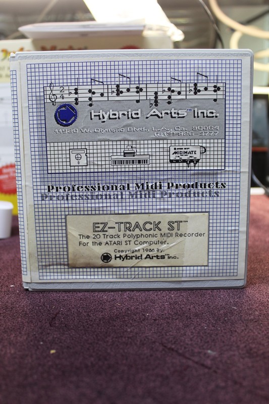 EZ -Track 20 track Polyphonic/MIDI recorder 3.5″ Atari ST Complete in Box CIB