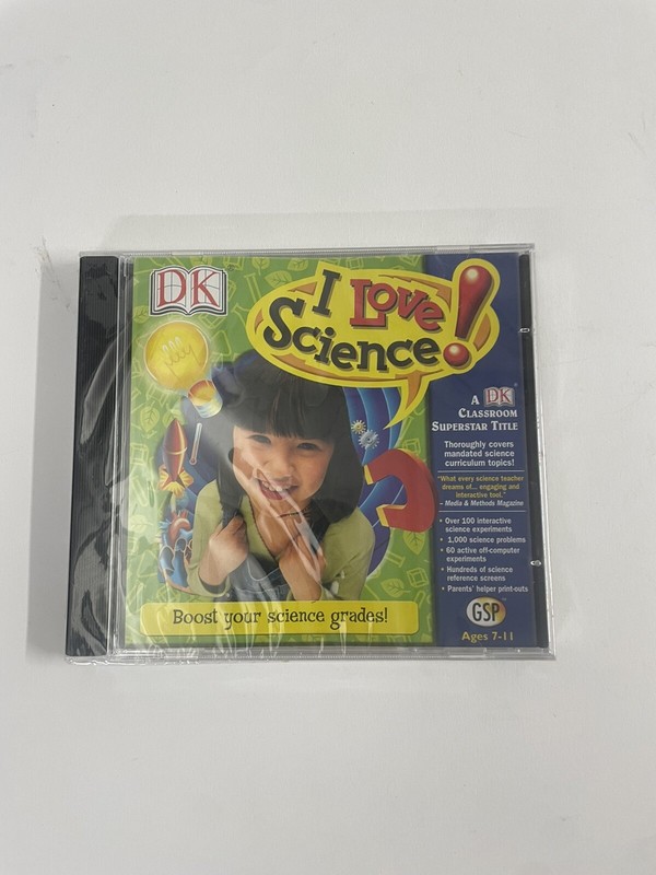 I Love Science! By Scholastic Ages 7-11 [Windows/Mac CD-Rom]