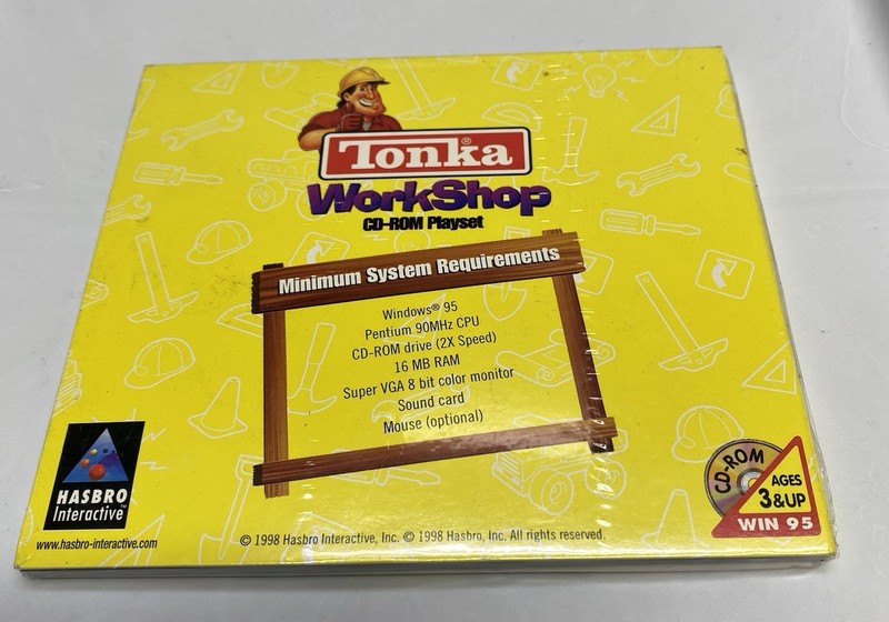 Tonka Workshop CD-ROM Playset New Sealed Free Fast Shipping. gallery