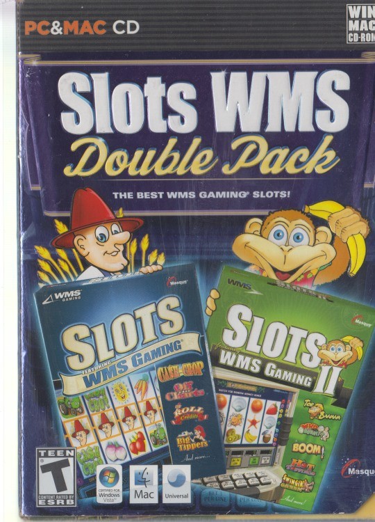 Masque Slots WMS: Double Pack PC MAC CD casino gamble gaming action games BOX