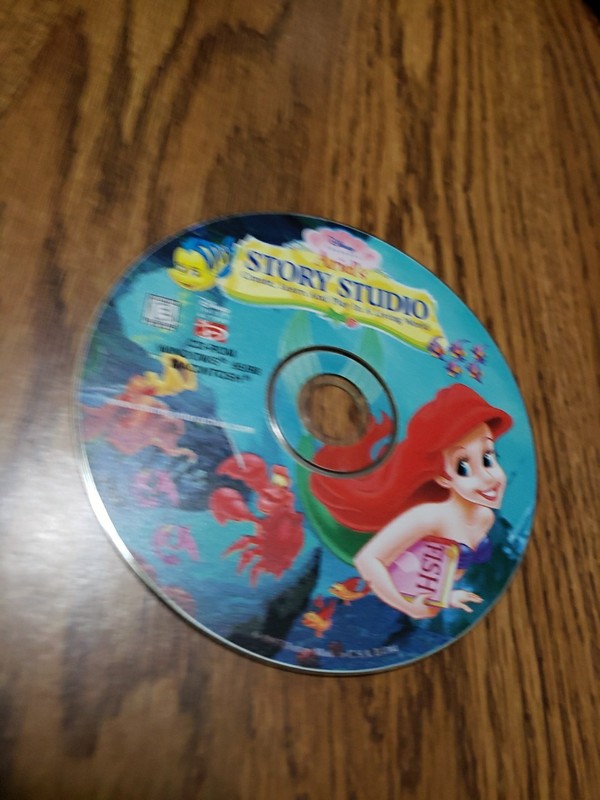 Disney Ariel’s Story Studio PC CD-Rom Mac/ Windows 1997 Disc Only Vintage VGC