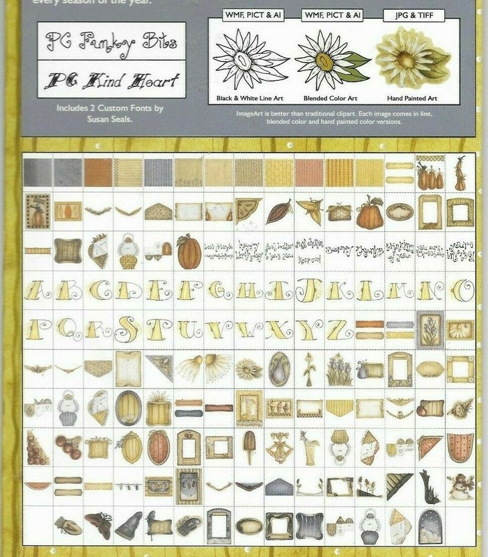 Season to Season Year Border Frame Background Images Provo Craft HugWare CD 32 gallery
