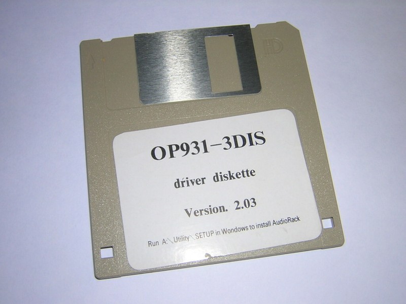 Vintage Opti OP931-3DIS Sound Card Software Install Windows PC Floppy (1994)