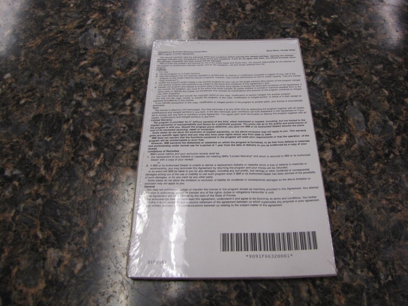 Vintage IBM PS/2 Connected Keyboard Device Driver Software – New Seal – JD426