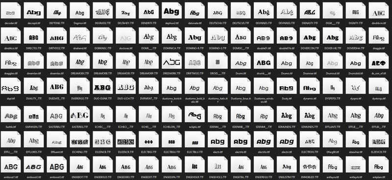 1500 Professional TrueType Fonts - Works with Windows, Mac & Linux .TTF CD-ROM gallery