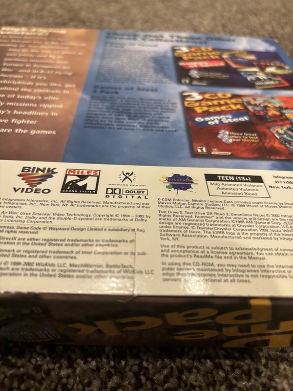 Infogrames Games Of Flight PC-Win 3 CD Game Pack Sealed Flight Sim B-17 Gunship gallery