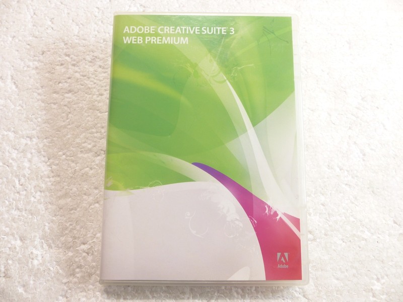Adobe Creative Suite 3 Web Premium (DVD, 3-Disc) Windows Retail Software w/ Key