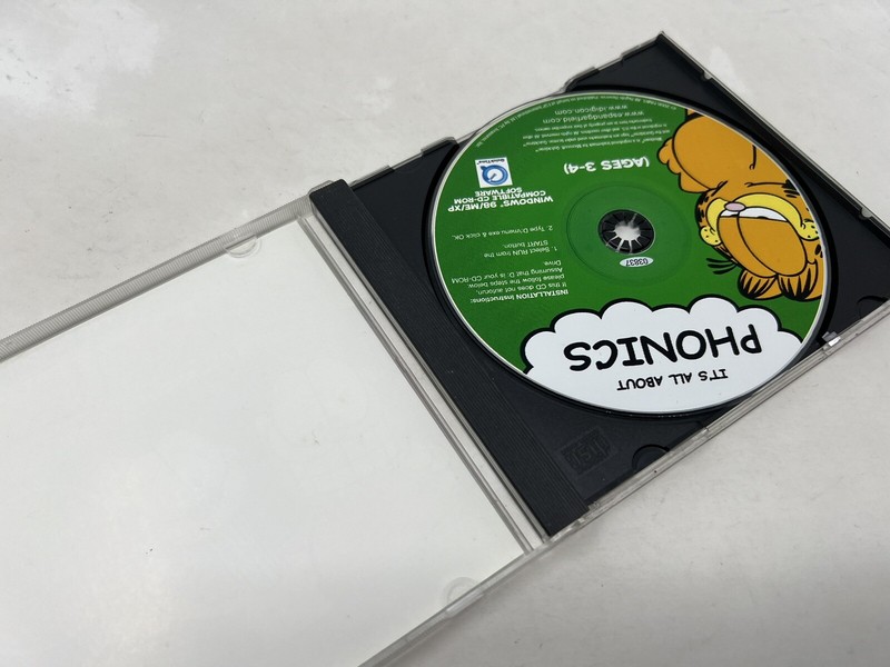 Garfield: It's All About Phonics Ages 3-4 (PC, 2006) gallery