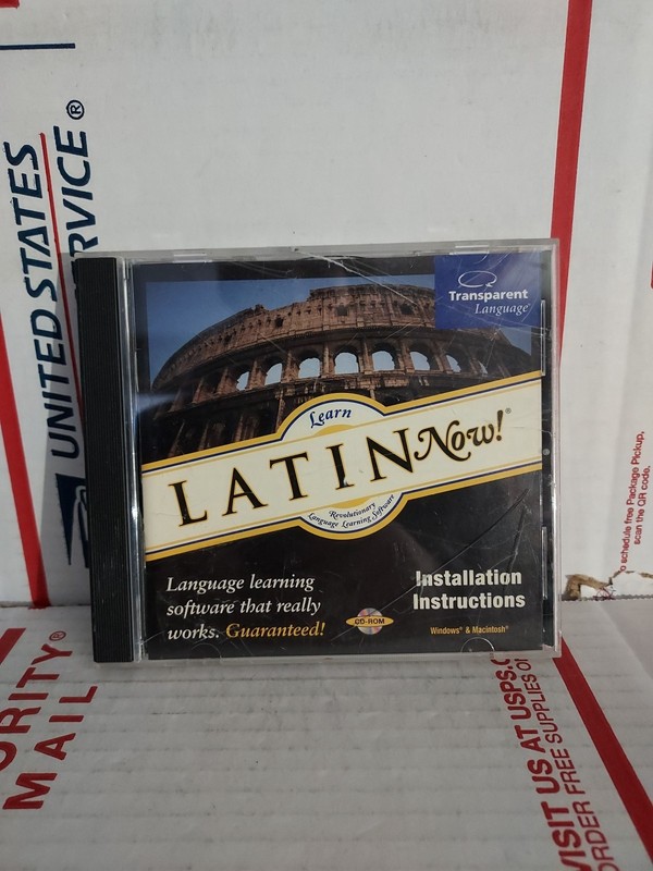 Learn Latin Now Transparent Language Learning Master Program PC CD-ROM – #162h