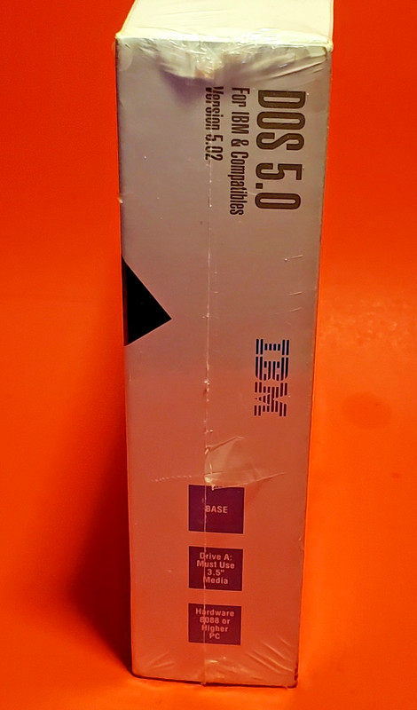 Microsoft MS DOS 5.0 IBM 3.5 inch Diskettes IBM and Compatibles 1992 NIB gallery