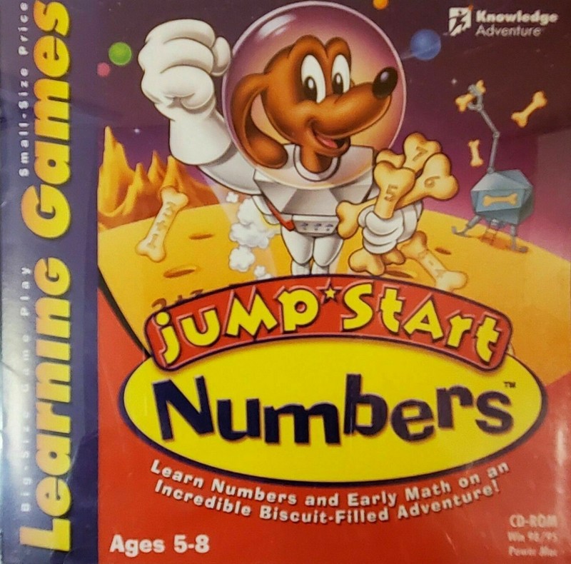Jump Start Numbers CD-ROM Knowledge Adventure PC/MAC  (1998) NEW #65