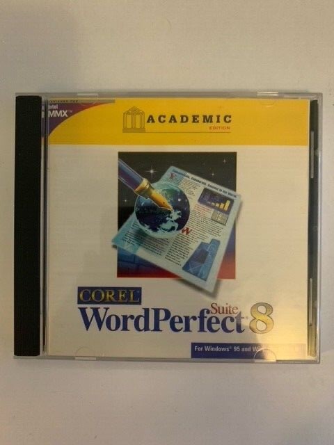 Corel Word Perfect 8 Suite for Windows (CD-ROM, 1996 – 1997)
