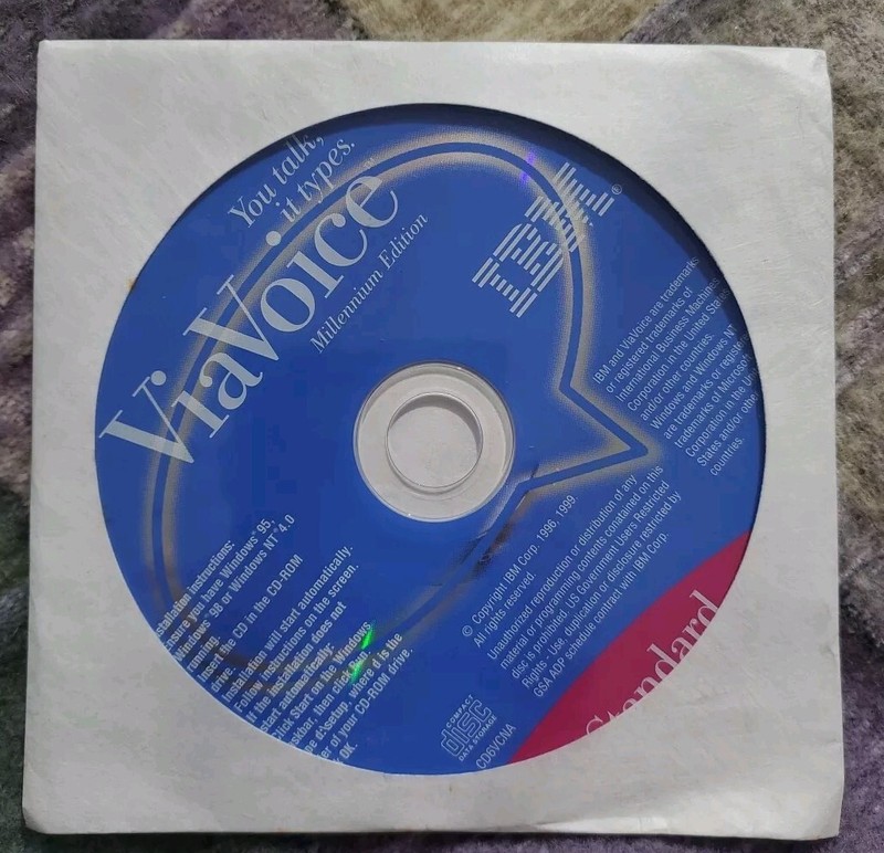 Vintage Software -IBM ViaVoice-Windows Millennium Edition Box, Manuals, Inserts gallery