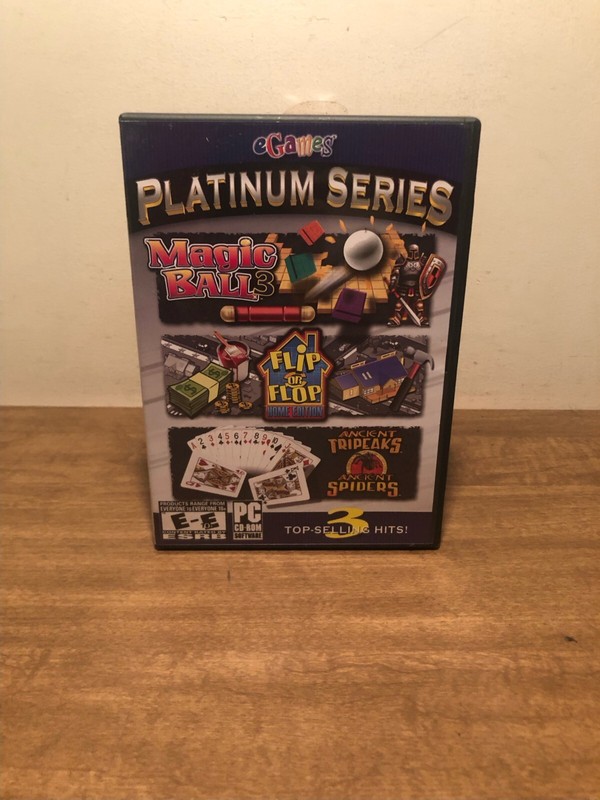 eGames Platinum Series PC Magic Ball 3 Flip or Flop Tripeaks Vista XP gallery
