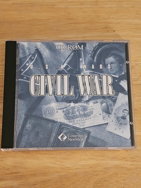 U.S.A. Wars : Civil War CD-ROM 1992 Compton’s New Media VG