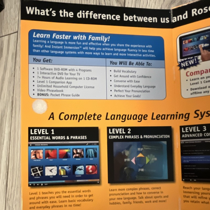 Instant Immersion Mandarin Chinese Family Edition Levels 1-3 DVD Windows Mac gallery