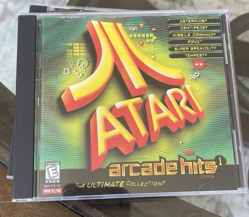 Vintage Computer Games Frogger, Golf, Arcade Hits, Skill Trap CD-ROM