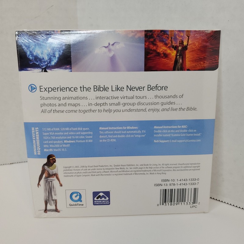 iLumina Starter Edition Gold Premium (2006) Bible Christian CD-Rom *NEW/SEALED gallery