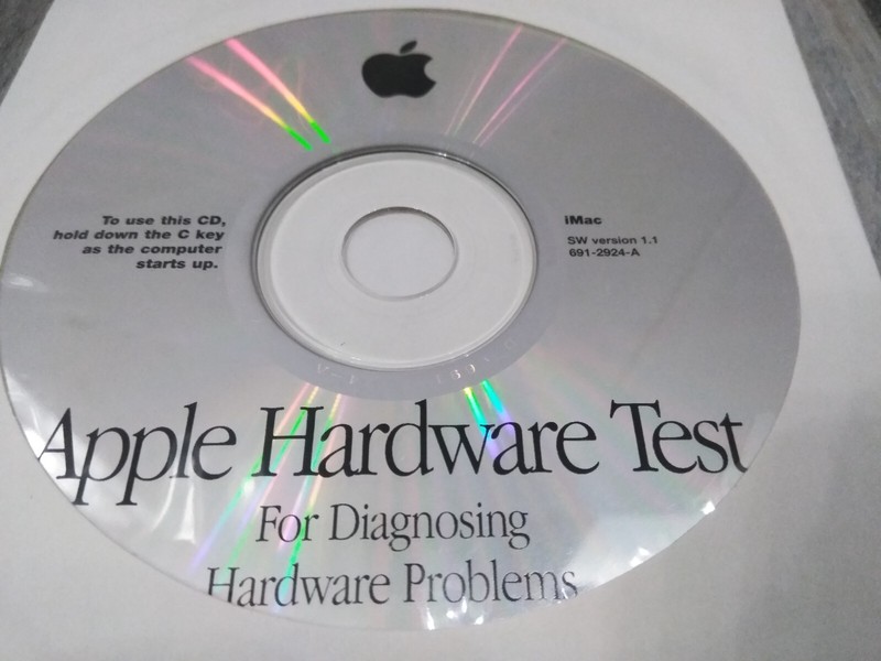 APPLE Hardware Test Software CD Disc for iMac SW Version 1.1