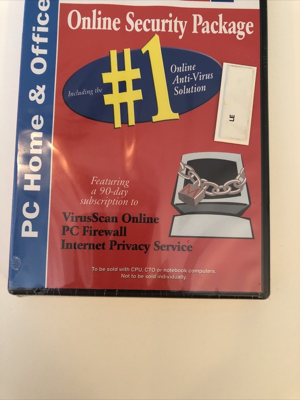 McAfee Online Security Package VirusScan Firewall Privacy Service gallery